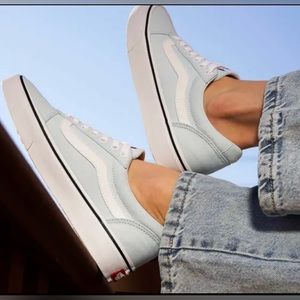 Women’s Van Ward Light blue/White | Old Skool | Size 6.5 | Skate Shoe